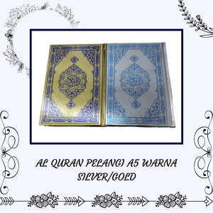 Al Quran Pelangi A5 Warna Silver/Gold Hantaran