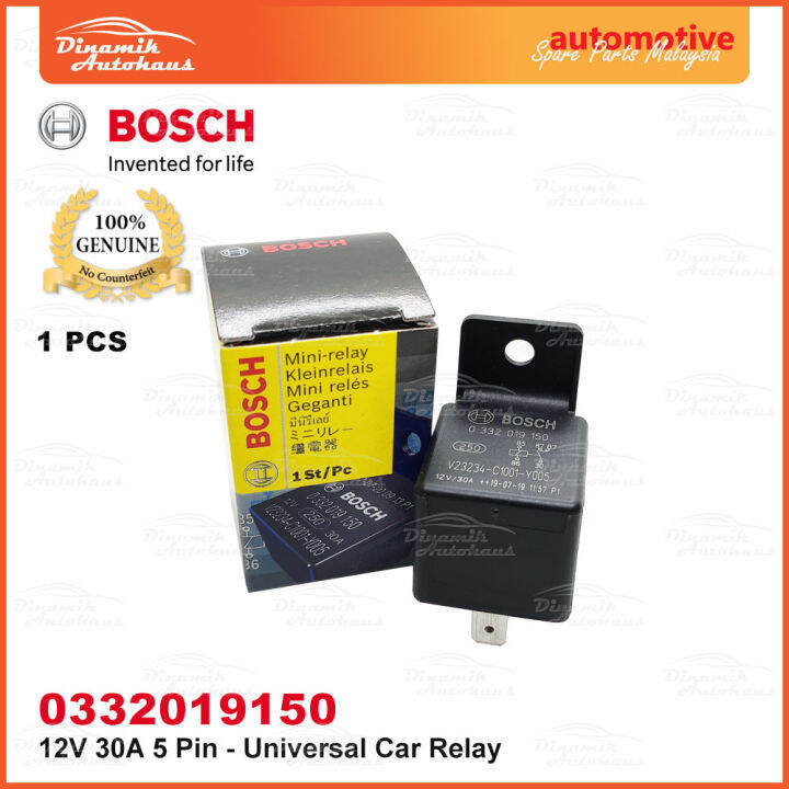 Universal Automotive Car Auto Relay 12V 30A 5 Pin Bosch Relay ...