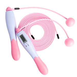 Cordless Electronic Skipping Rope Gym Fitness Crossfit Skipping Smart Jump Rope with LCD Screen Counting Speed Skipping Counter