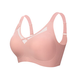 INTIMA Seamless Plus Size Beautiful Back Jelly Bra For Women Sports Bras With Remove Padded Full Cup Push Up Underwear