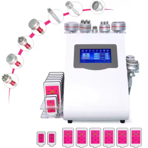 9 In 1 RF Vacuum Cavitation System 40K Cellulite Reduction Lipo Laser Body Slimming Weight Loss Beauty Machine