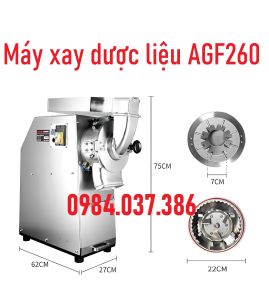 Máy xay nghiền trâm hương tam thất dược liệu siêu mịn AGF260