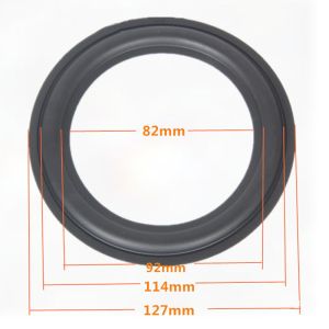 KIDS COY Surround 7/8/9/10/12 INCH Audio Speaker Rubber Edge Subwoofer Folding Ring Suspension Edge Ring Speaker Repair Accessories Speaker Folding Edge Ring