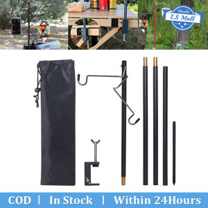 Camping Lantern Stand Folding Lamp Stand Camping Light Hanging Polesfor Camping Fishing