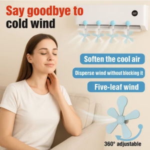 Adjustable Air Conditioner Deflector AC Vent Cool Air Deflector Cold Air Not Blow Directly Suction Cup Design Universal AC Bracket For Home Office
