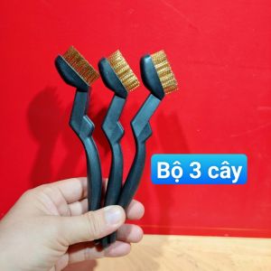 Bàn chải đánh rỉ sét tay cầm cán mũ sản phẩm rất tiện dụngdể sử dụng độ uống cong dễ cọ đánh nhiều ngóc ngách nhỏ bàn chải cước đồng chắc chắn dùng bền không hao mòn bàn chải cọ rửa vệ sinh máy móc xe cộ - Cửa Hàng Nam