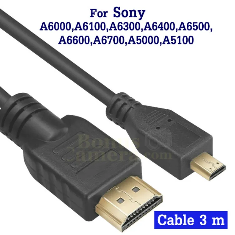 Micro Hdmi Cable Sony Alpha A5000 Hdmi Out สาย HDMI ยาว ใช้ต่อ