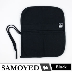 Tempat / Tas Kuas Lukis / Alat Tulis / Perkakas Kain Kanvas Gulung Profesional / Professional Painting / Artist Brush / Stationery / Tools Canvas Roll Up Case / Pouch / Bag / Storage / Organizer / Holder Samoyed BROR-L16