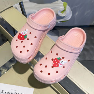 รองเท้าส้นเตี้ยสำหรับผู้หญิงรองเท้าแตะสไตล์เกาหลีสำหรับผู้หญิงรองเท้าแตะชายหาดลำลองแฟชั่นคุณภาพสูง