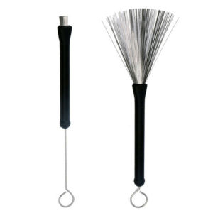 Baja Antikarat Stick Brush Drum Untuk Pemula Drummers Drum Accessori / Stick Brush Cajon Teleskopis