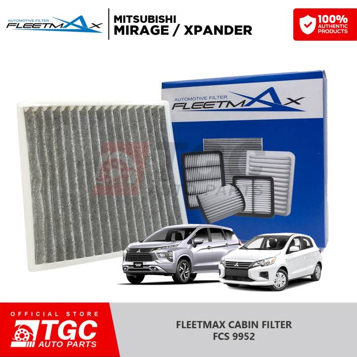 Fleetmax Cabin Filter / Aircon Filter Mitsubishi Mirage G4 / HB 2012 - Up Xpander 2018 - Up FCS9952 1pc