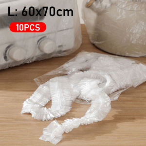 YESPERY 10Pcs Furniture Disposable Dust Cover Thicken Plastic Dust-proof Cover for Household Small Appliance Air Fryer Electric Cooker Oven Fan Protection L: 60x70cm XL: 90x110cm