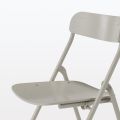 มูจิ เก้าอี้พับโครงเหล็กที่นั่งและพนักพิงไม้ - MUJI Steel Pipe Folding Chair Wooden Seat (W45 x D50 x H79cm). 