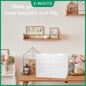 【E-WOITD】 DIY Painting Embroidery Storage Box Nail Art Jewelry Rhinestone Mosaic Storage Container Multifunctional Storage Box