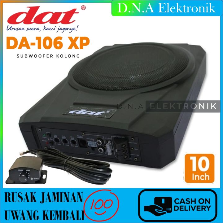 Subwoofer Kolong DAT DA-106XP Speaker Kolong Mobil Active Subwoofer 10 Inch 400W High power and Low