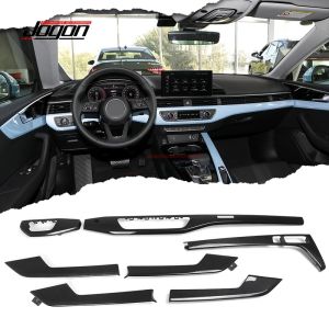 OnlyF U LHD For Audi A5 S5 S4 2019-2022 Replacement Carbon Full Set Car Interior Dashboard Central Gear Shift Side Door Panel Cover Trim B8T9H
