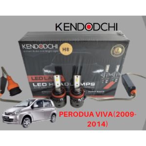 🔥READY STOCK🔥KENDODCHI 2Pcs H8 LED Car Headlight FOR PERODUA VIVA(2009-2014) product by Malaysia
