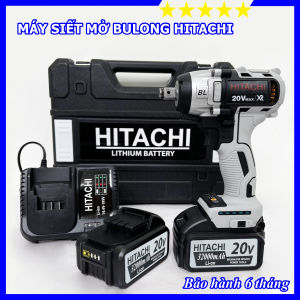 Máy siết mở bulong HiITACHI 88V - Động cơ từ không chổi than - Vặn ốc M24 dễ dàng - Bảo hành Toàn Quốc 6 tháng