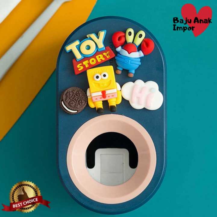 Dispenser Pasta Gigi Tempat Odol Pasta Gigi Import Motif Lucu