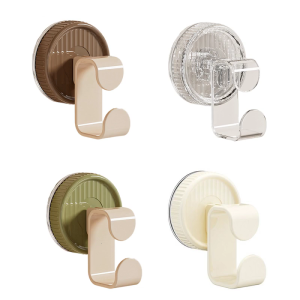 Basins Wall Mount Organizers Using Vacuum Adhesion Technology Quick Setups Removable Hook for Portable Bathroom Storage