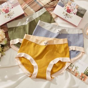 underwear 993#กางเกงในผ้าคอตตอน เนื้อนุ่มสวมใส่สบาย กางเกงในผู้หญิงยืดหยุ่นได้ดี ใส่สบายน่ารักมาก