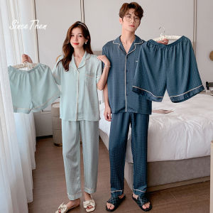 Bộ pijama đôi bộ đồ ngủ pijama đôi mặc nhà set 6 món (Kèm thêm quần ngắn như ảnh) - Since Then