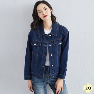 💥HOT SALE💥เสื้อแจ็คเก็ตยีนส์ สีเข้ม ทรงใหญ่