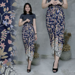 Rok Batik Jumputan MaroonMerah/Rok Bawahan Kebaya Wanita