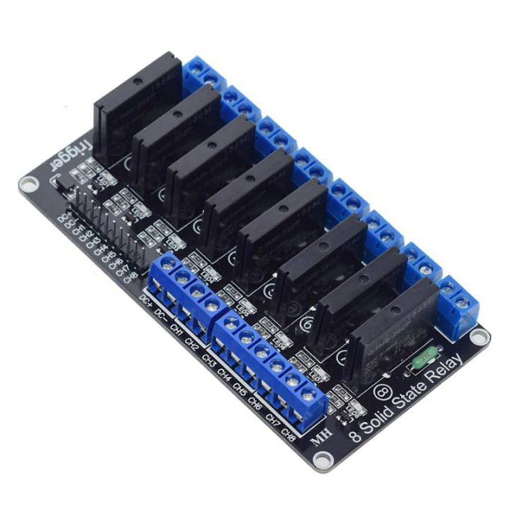 Omron รีเลย์250V 2A สำหรับ Arduino SSR 5V 8ช่องโมดูลโซลิดสเตทรีเลย์ ...