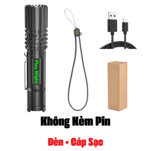 Đèn Pin Cầm Tay Siêu Sáng S08 Trang Bị Led SST20 Sáng 1300lumen Full Kim Loại Công Tắc Đuôi Tiện Lợi