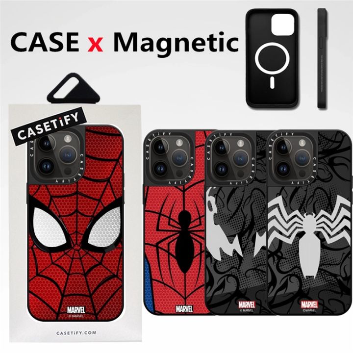 High quality Magnetic phone case CASETiFY【Venom Mask Battle suitl