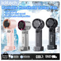Jiditech High-speed Fan Handheld Fan 100 Wind Speeds Adjustable USB Rechargeable Outdoor Mini Fan. 