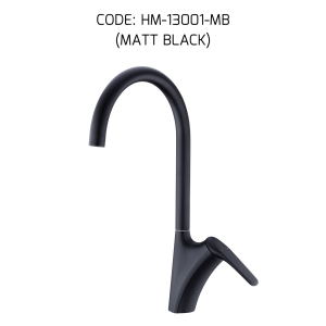 HEMOS KITCHEN FAUCET MIXER HOT COLD PILLAR KITCHEN SINK TAP KEPALA PAIP SEJUK PANAS HM-13001-MB MG