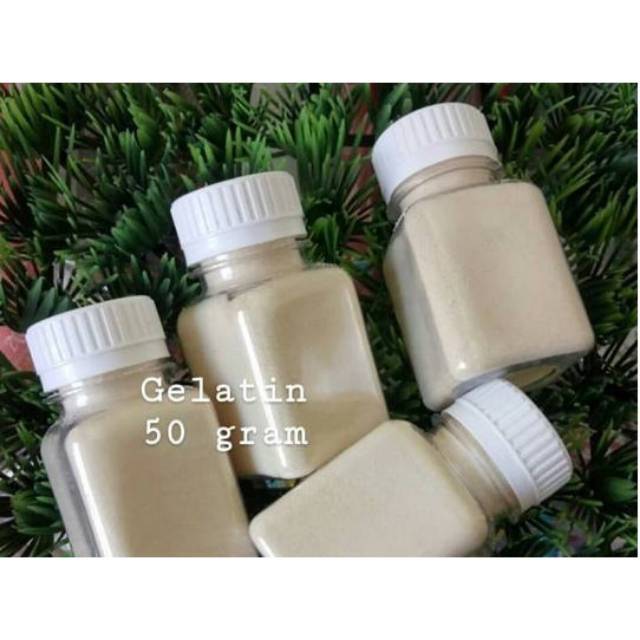 Gelatin gelatine bubuk gelatin halal 50 gram