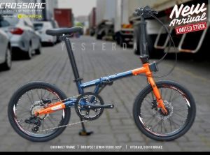 CROSSMAC (YESTERDAY) CHROMOLY FRAME HYRAULIC GEAR FOLDING BIKE 20INCH(1x1010SPEED)**FREE GIFT** Crossmac Yesterday - Lazada