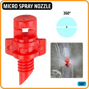 10 Pcs - Micro Jet Sprayer Nozzle - Aeroponik / Hidroponik / Irigasi