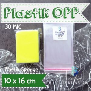 10x16 cm Plastik Opp 30 micron isi 100 lembar