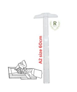 Lukisan Kejuruteraan Set Square 30cm Large Triangle Ruler