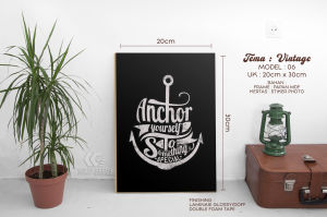 WALL DECOR / HIASAN DINDING/ PAPAN MDF 6MM TEMA VINTAGE V6-V10