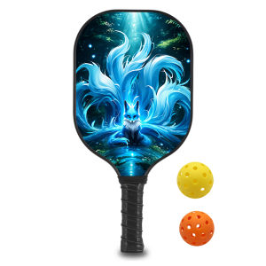 Lightweight Pickleball Paddle with Comfort Grip and Durable Fiberglass surface for Indoor/Outdoor sport racks ID 60625-1654451079