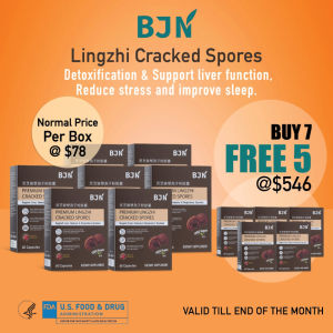 BJN Premium Lingzhi Cracked Pore 60s Capsules
