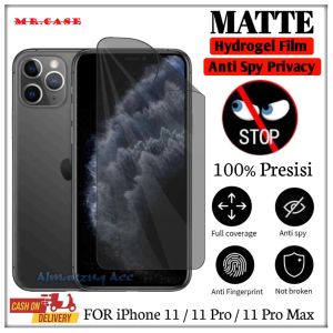 Anti Gores Hydrogel Privacy Matte iPhone 11 / 11 Pro / 11 Pro Max Screen Protector