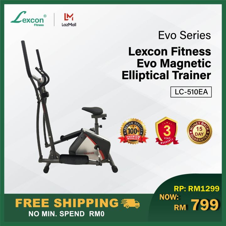 Lexcon Fitness EVO Magnetic Elliptical Machine 3 Years Warranty