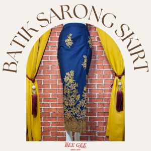 Batik Sarong Skirt (Size XS – 2XL) (Ancient City Collection) [Nyonya Style & Ready Made] | Malaysian Batik | Nyonya Kebaya | Batik Skirt for Women | BSSC002