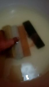 Batu asah asli alam isi 4 pcs dimensi 14x4x2 cm