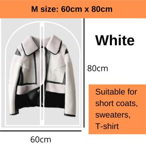 Plastik Baju Cover Baju Gantung Clothes Dust Cover Garment Bag Plastic Baju Blazer Bag sarung baju suit coat cloth cover