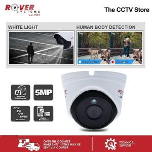 Rover Systems 5MP XVI Dual Light Dome Indoor CCTV Camera