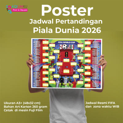 Poster Jadwal Piala Dunia FIFA World Cup 2026
