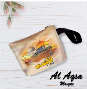 ALVYSTREET | Dompet Pouch Motif Al Aqsa | Printing High Quality | Grosir | 2 Motif