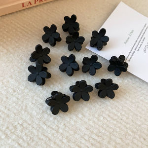 Drejew 12 cái Kẹp tóc mái bên trái tim bé gái hoa nhỏ kẹp vịt ngọt ngào và dễ thương Phụ kiện tóc dễ phối đi lại đơn giản